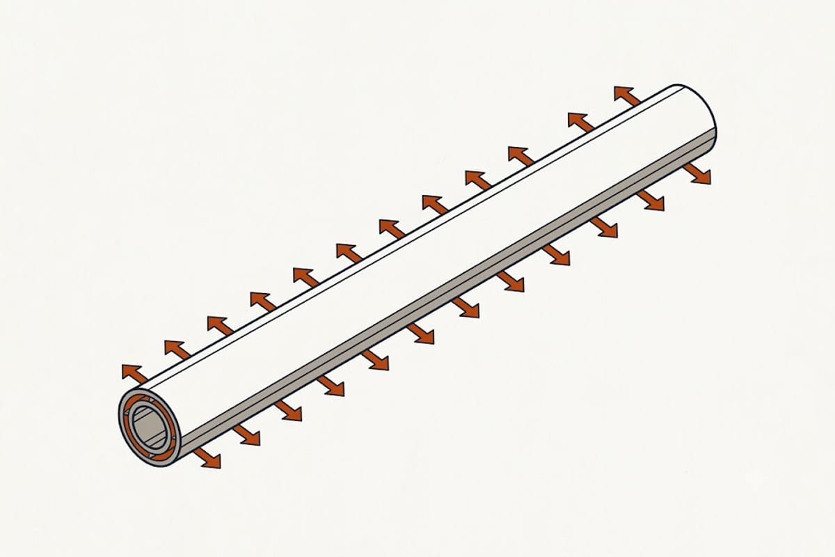 Heat gain and leakage along a duct run