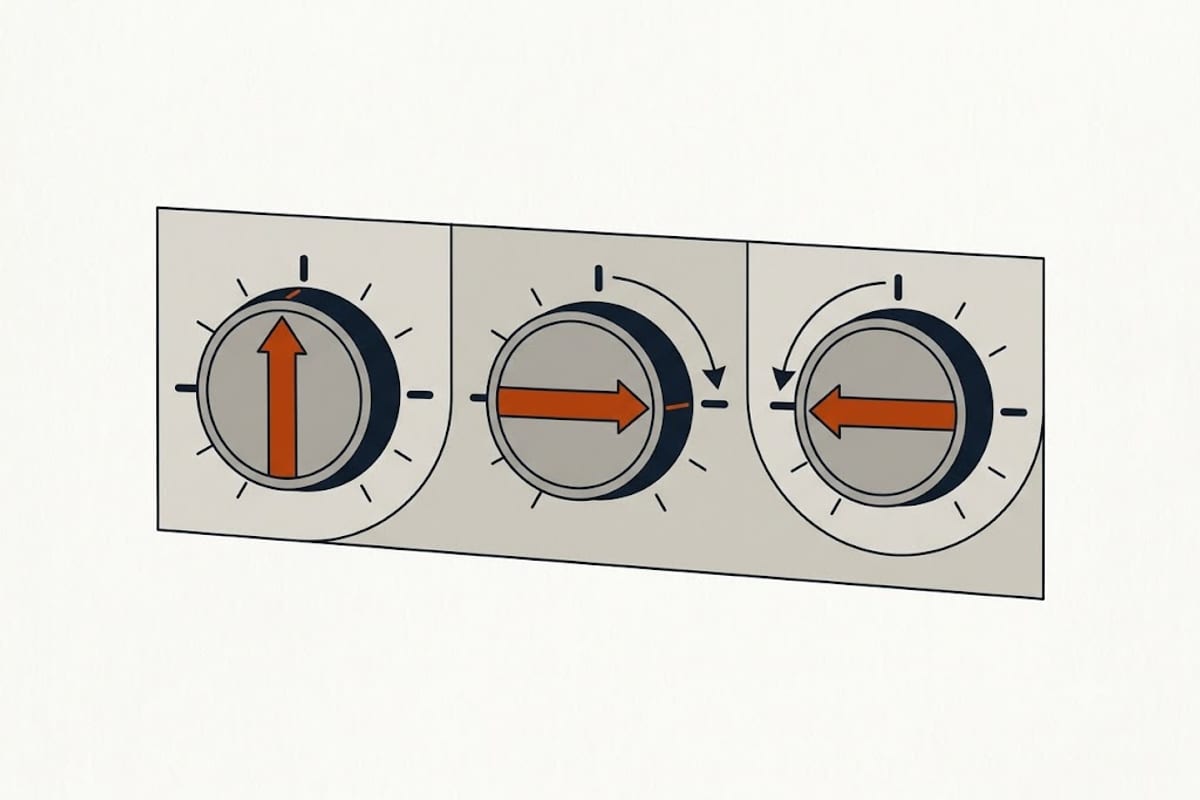 The three startup measurements
