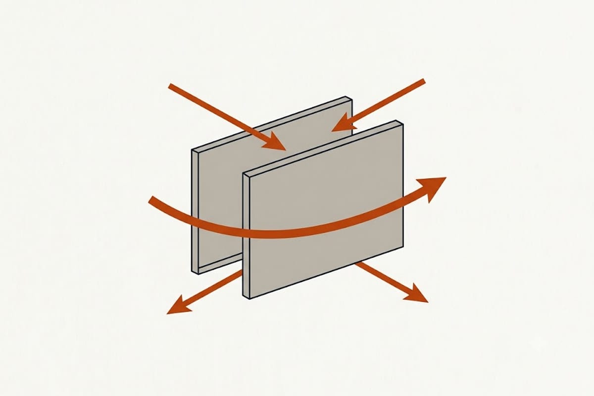 Leakage paths through the envelope