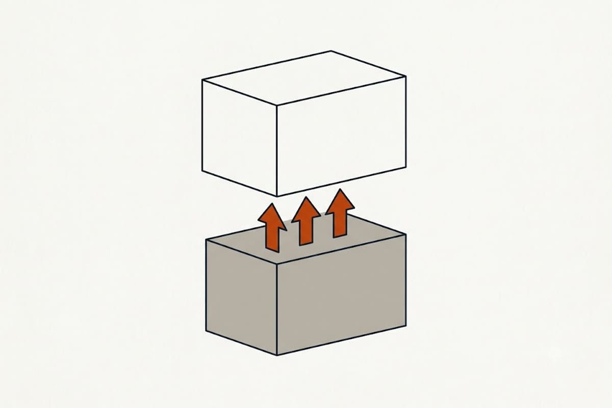 Load distribution between floors